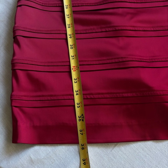 Calvin Klein Red Sleeveless Sheath Midi Dress Women’s Size 4 - Picture 10 of 11